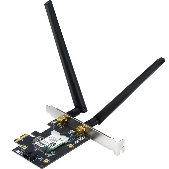Asus PCE-BE6500 Wi-Fi 7 Bluetooth 5.4 Adaptador Tribanda PCI Express Asus PCE-BE6500 Wi-Fi 7 Bluetooth 5.4 Adaptador Tribanda PCI Express